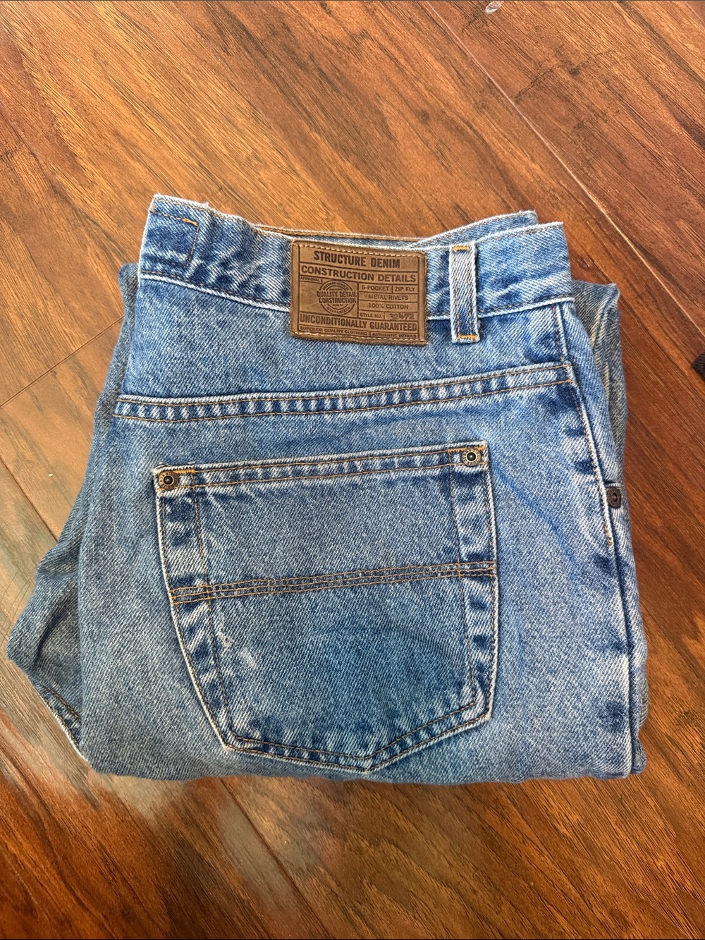 Classic Structure Denim Relaxed Men’s Jeans
